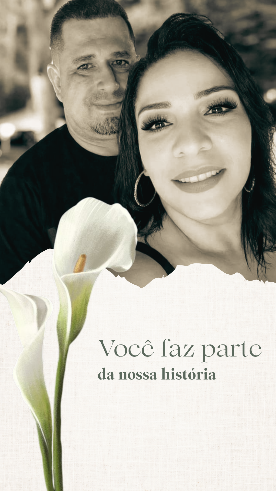 Voce faz parte da nossa historia - Andresa e Flavio
